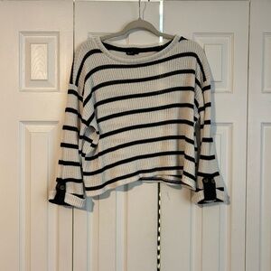 Striped Black and White Sweater